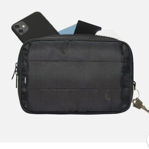 Lole hand wormer belt bag Black Men's Compact Travel Organizer Pouch